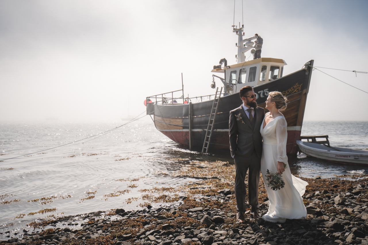 Isle of Skye elopement locations include beaches, mountains and waterfalls by Isle of Skye Wedding Photographer Penny Hardie