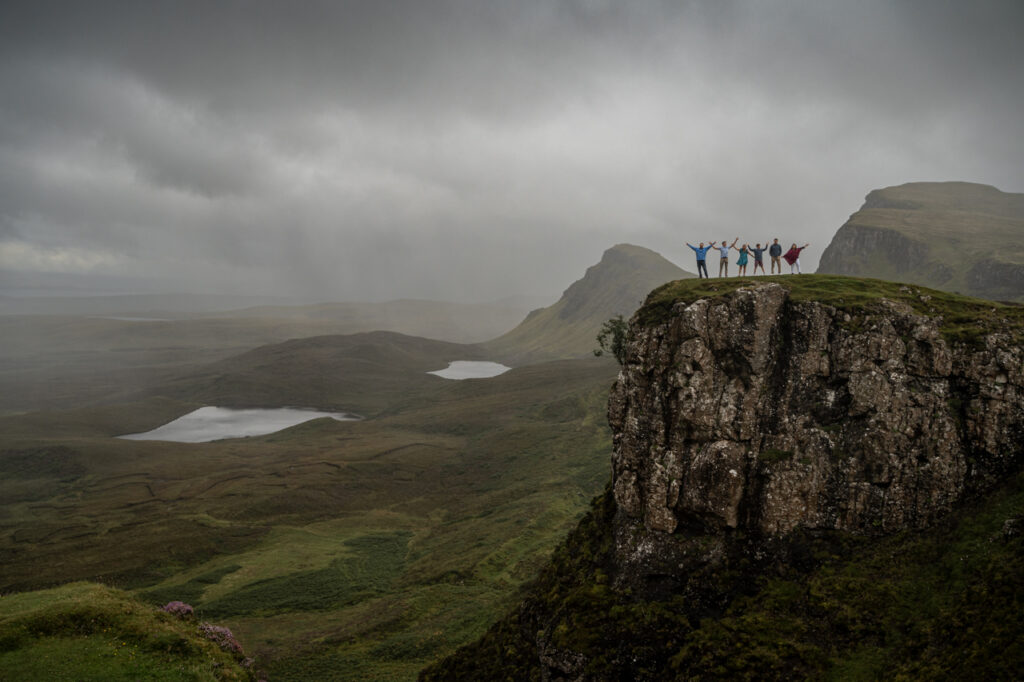 Family photoshoot on Isle of Skye