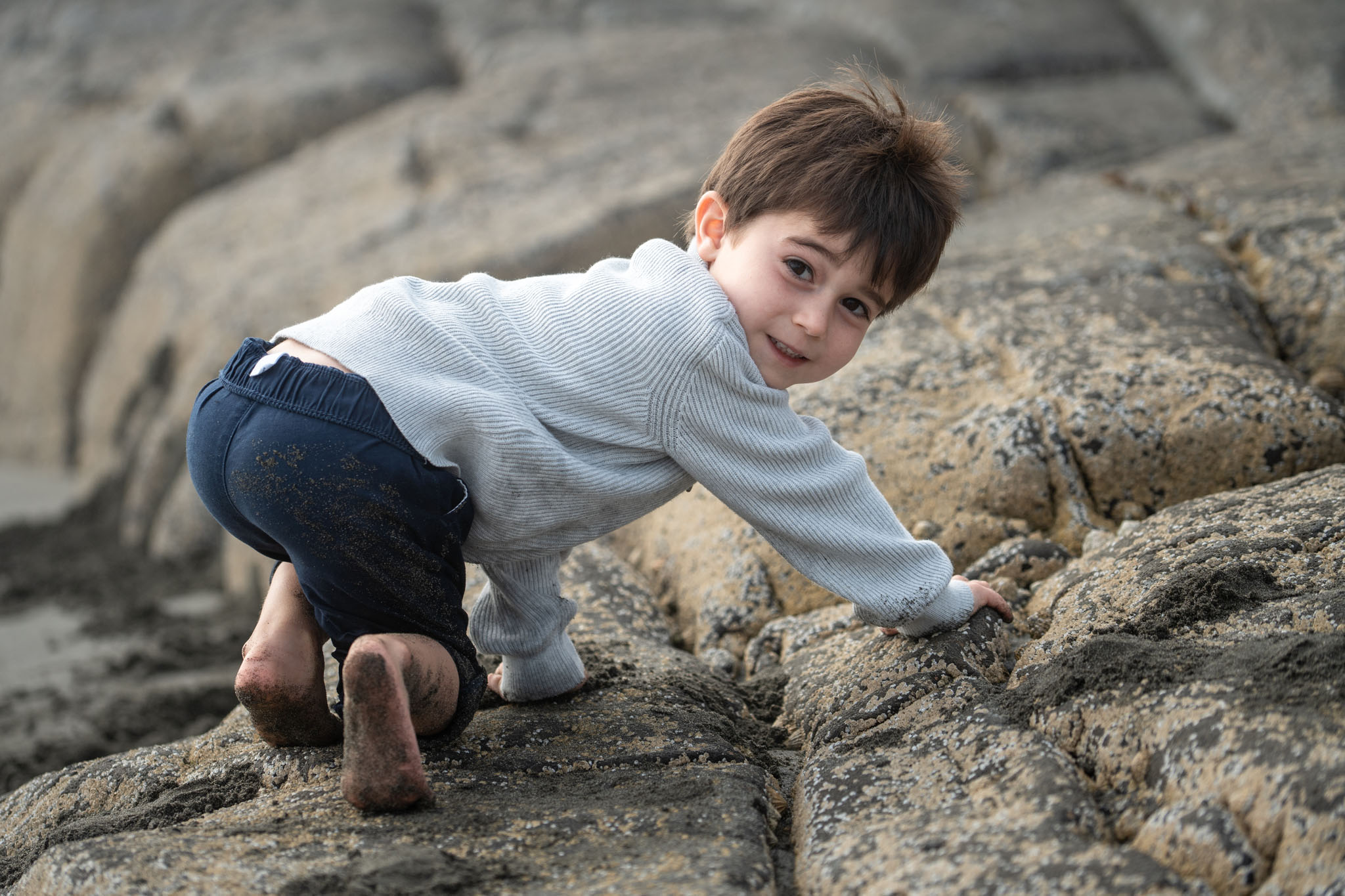 Natural family photography on the Isle of Skye with children